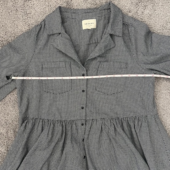 Sezane Aurora Dress Pied De Poule (Houndstooth) - Size 36 - Picture 7 of 8
